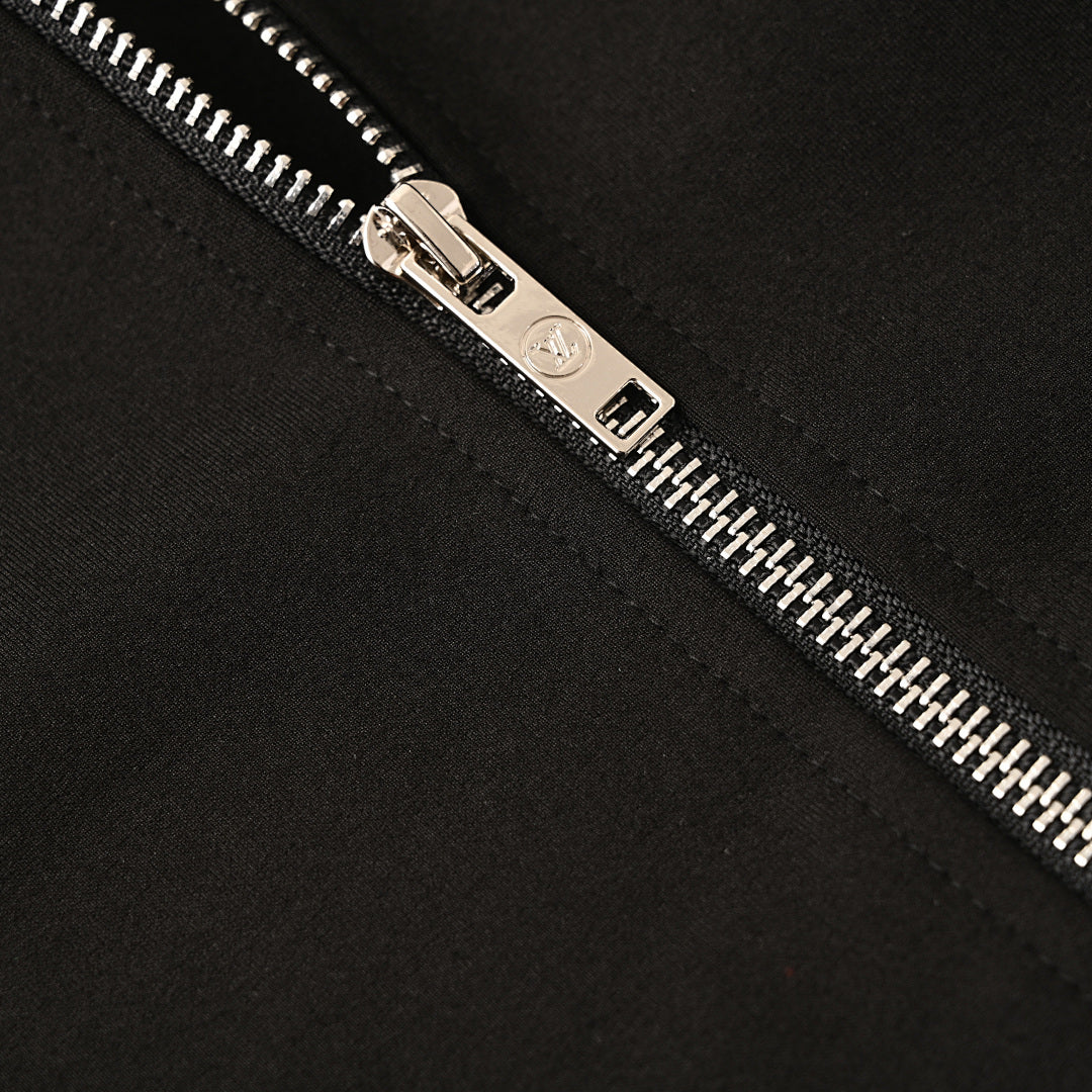 Louis Vuitton Zip Jacket with Chest-Set Diamonds