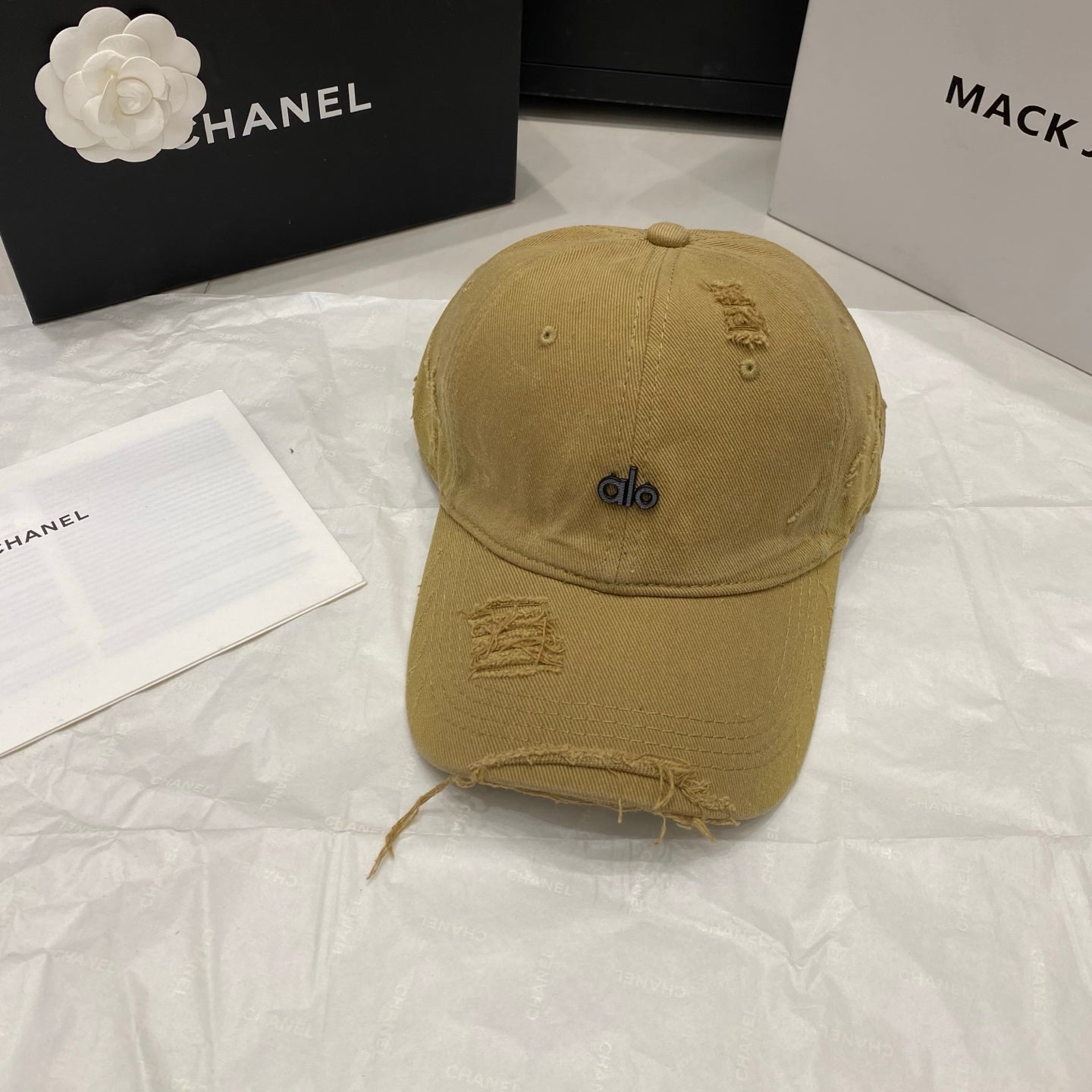 AlO Distressed Baseball Cap